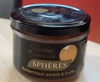 Perles de saveurs sphères balsamique ambré & truffe