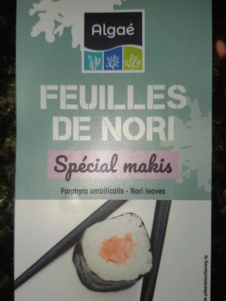 Feuille de Nori - Algaé
