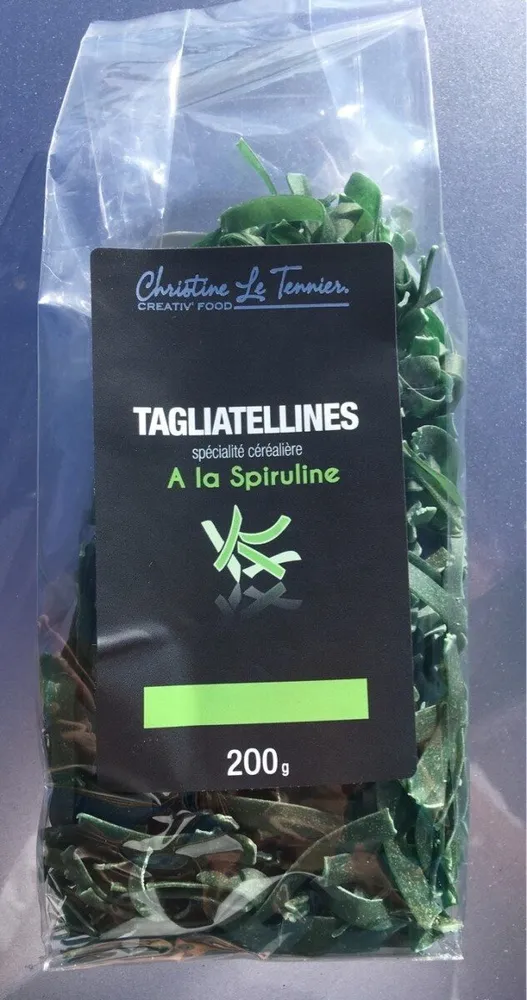Tagliatellines à la spiruline