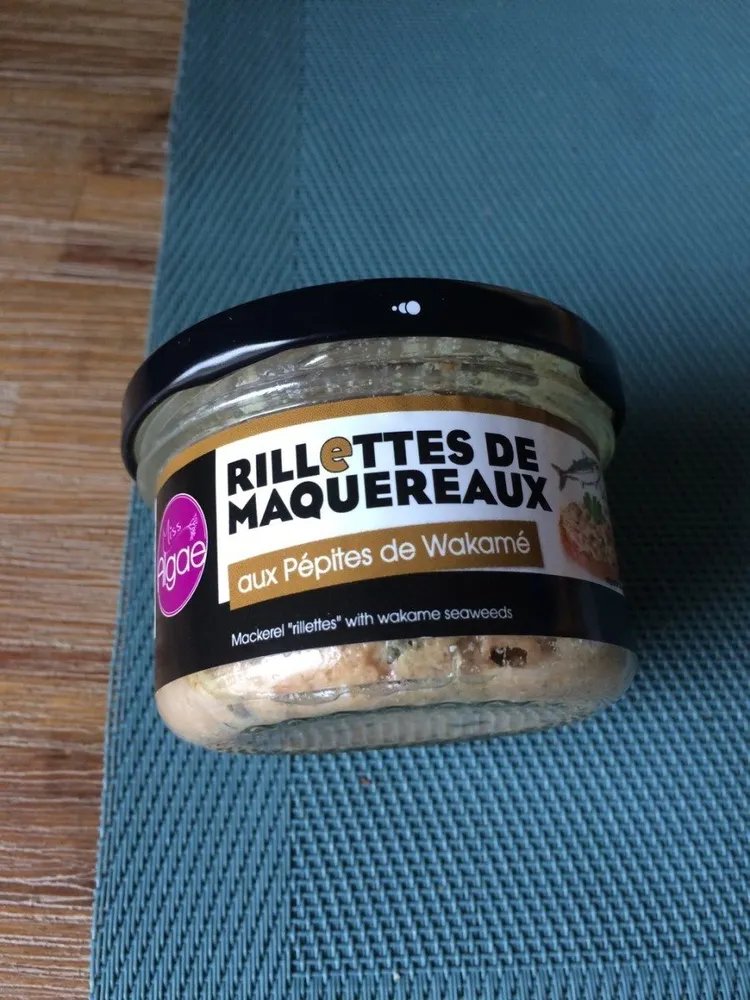 Rillettes de maquereaux au wakamé