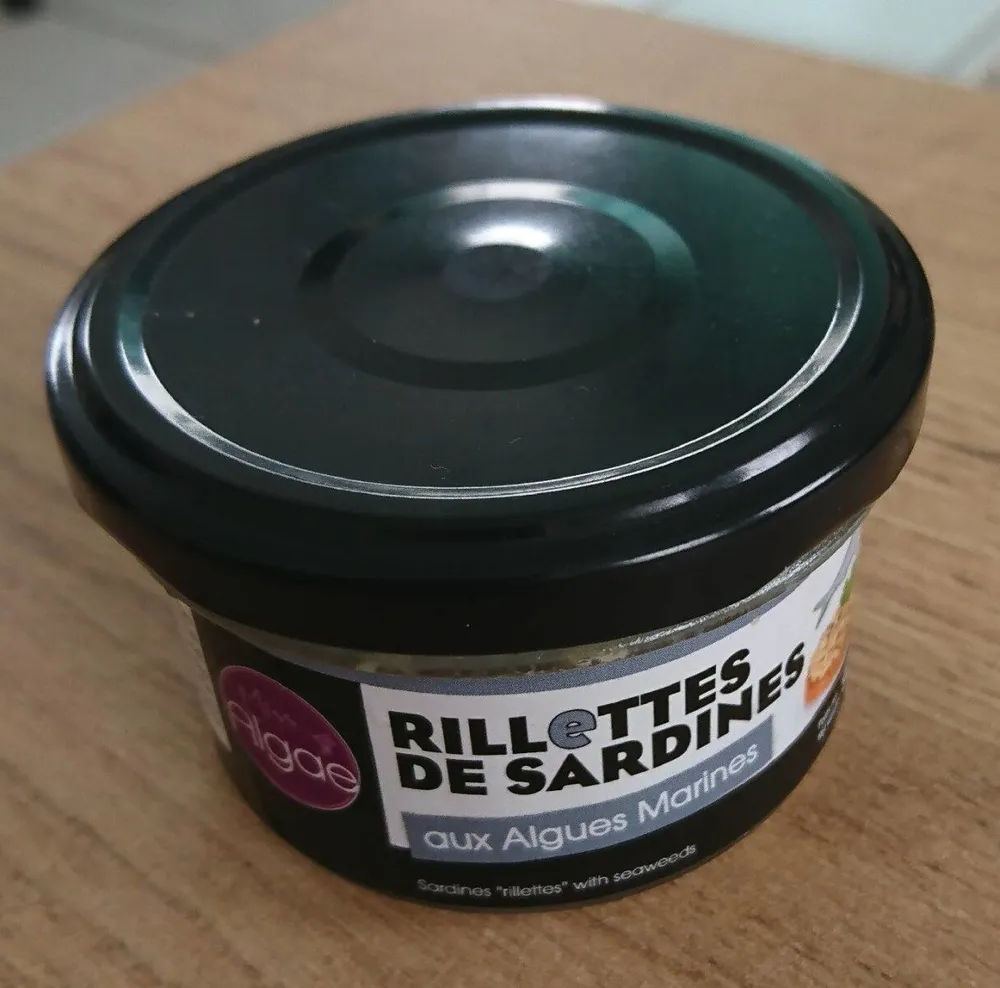 Rillettes de sardines aux algues marines