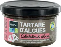 Tartinable d'algues échalotes et citron