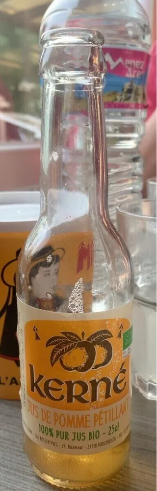 Jus de pomme pétillant