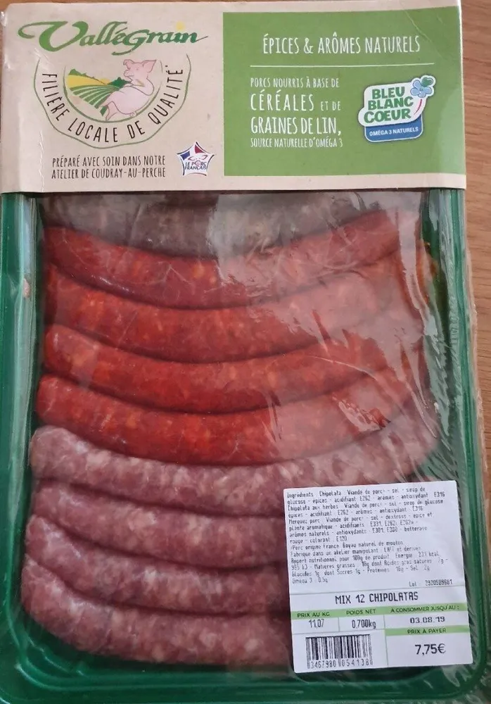 Mix 12 chipolatas