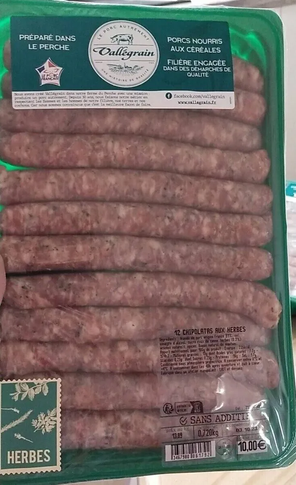 Chipolatas aux herbes