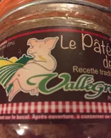 Pate de foie du fermier VALLEGRAIN