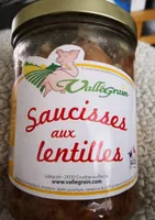 Saucisses aux lentilles
