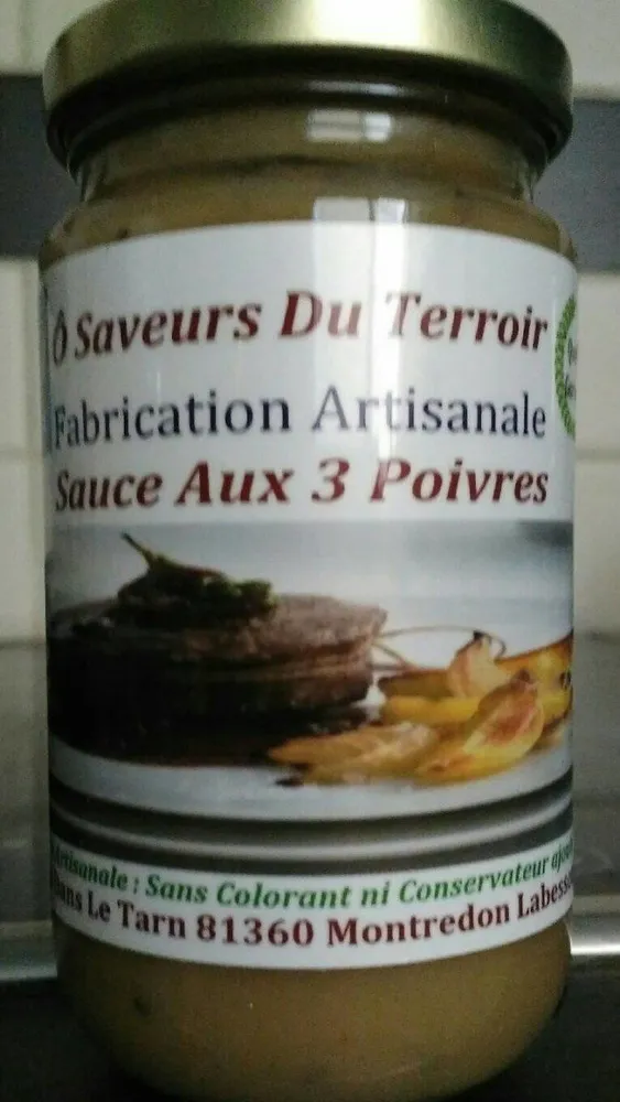 Sauce aux 3 poivres