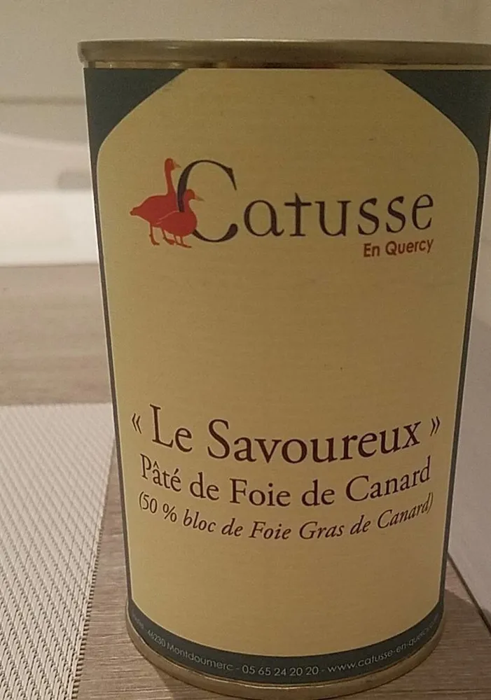 La savoureux pâté de foie de canard