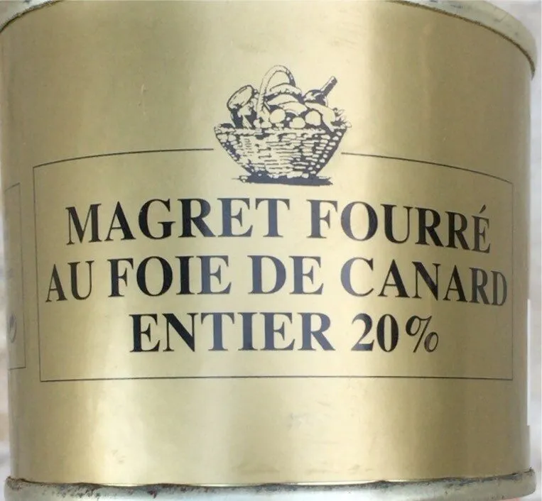 Margret fourré au foie de canard entier