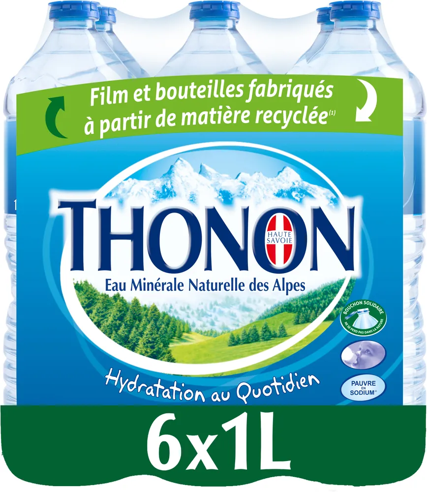 THONON Eau Minérale Naturelle 6x1L