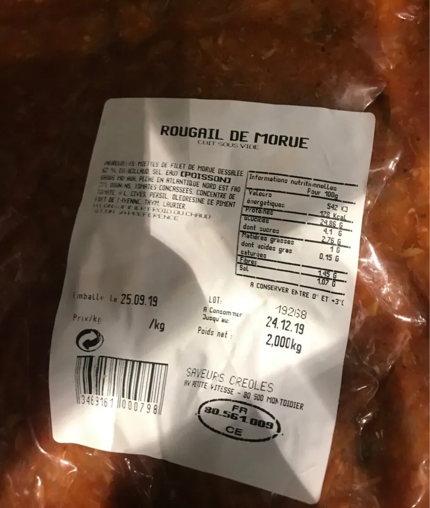 Rougail de morue