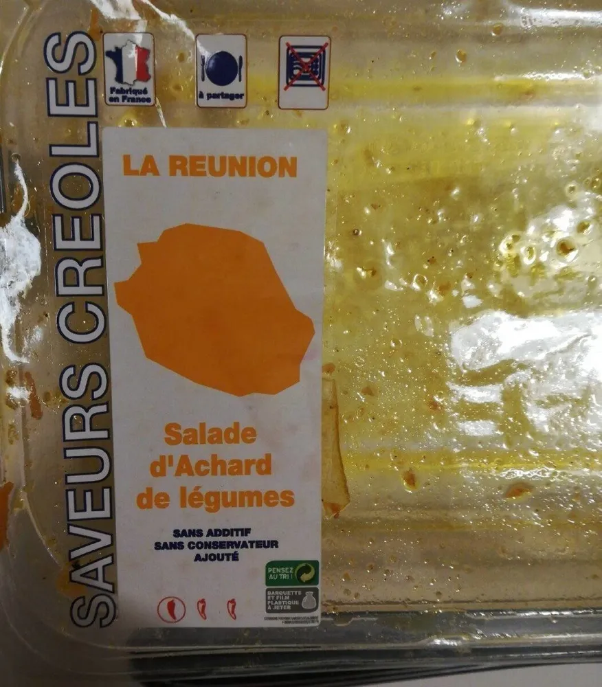 Achard de légumes