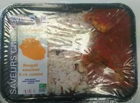 Rougail saucisse & riz cuisiné