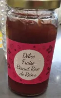 Délice  Fraise biscuit Rose de Reims