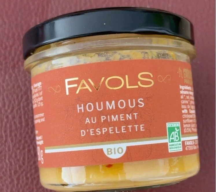 Houmous au piment d’espelette