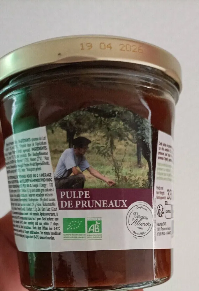 Pulpe de pruneaux