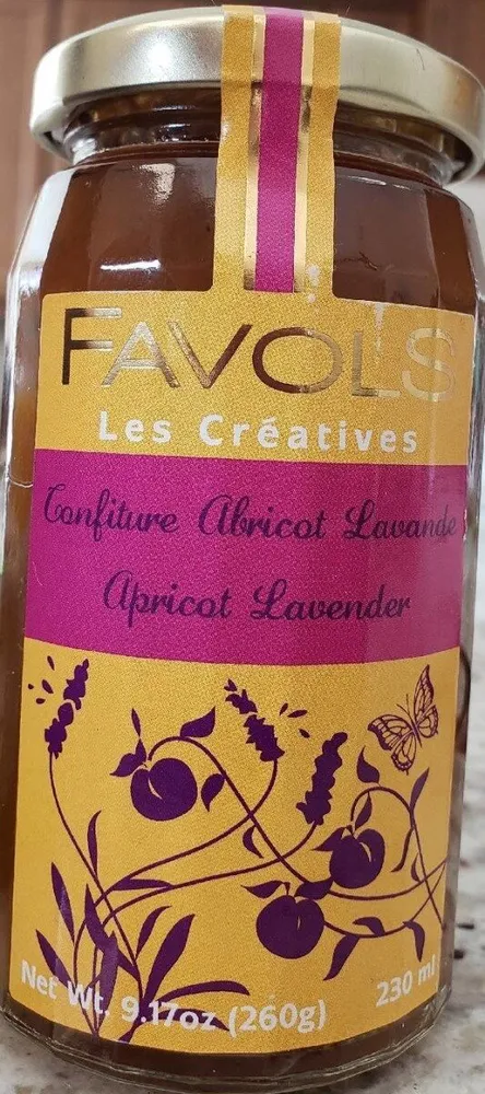 Favols Les Creatives Jam Apricot Lavender