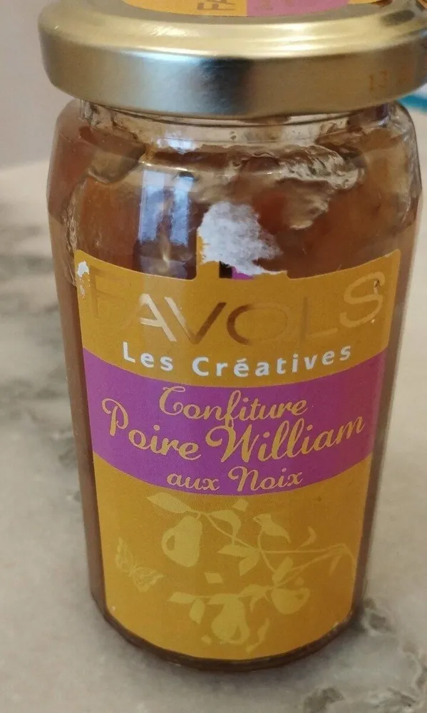Confiture Poire William aux noix