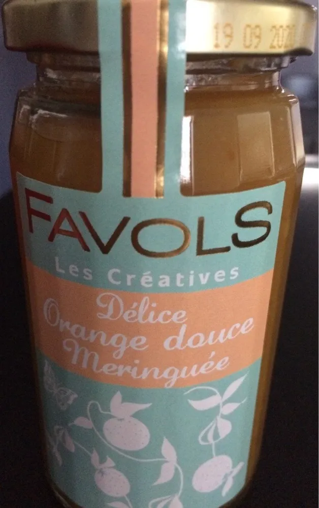 Delice orange douce meringuée