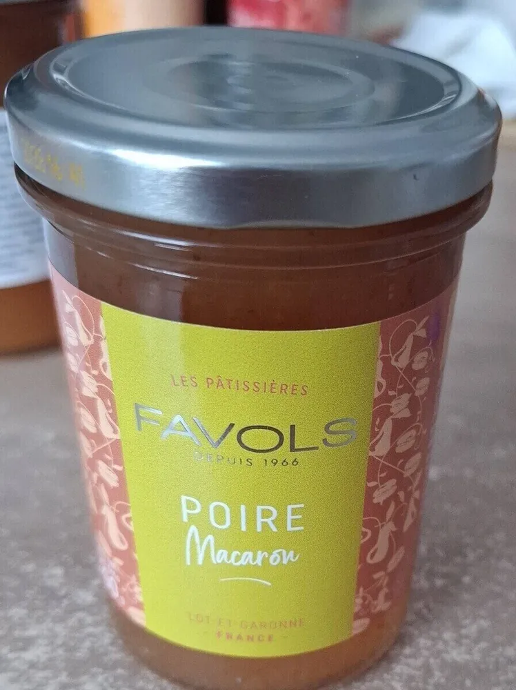 Confiture poire macaron