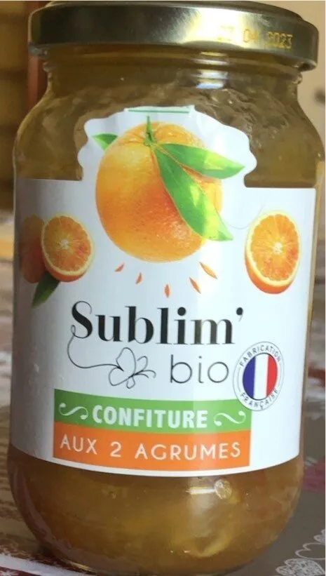 Confiture aux 2 agrumes