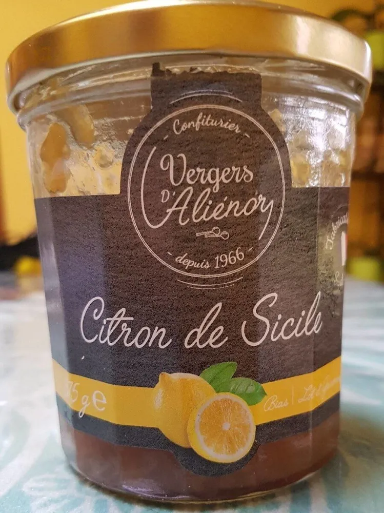 confiture citron de Sicile
