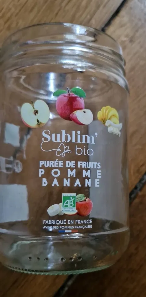 PURÉE DE FRUITS POMME BANANE