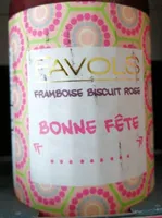 Confiture Framboise biscuit rose