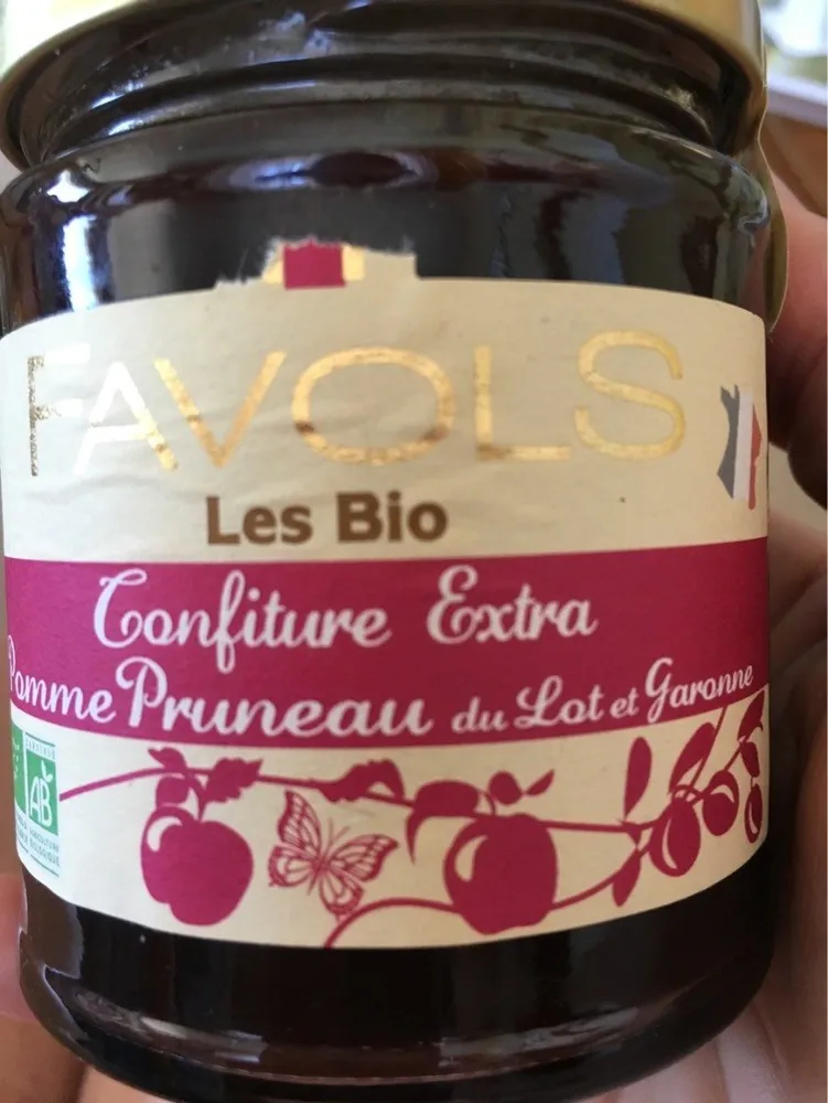 Confiture extra pomme pruneau du lot et garonne