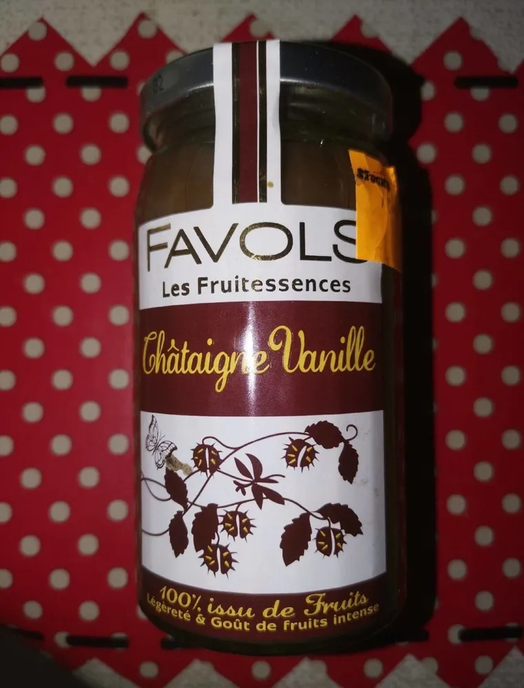 Dessert châtaigne vanille Favols