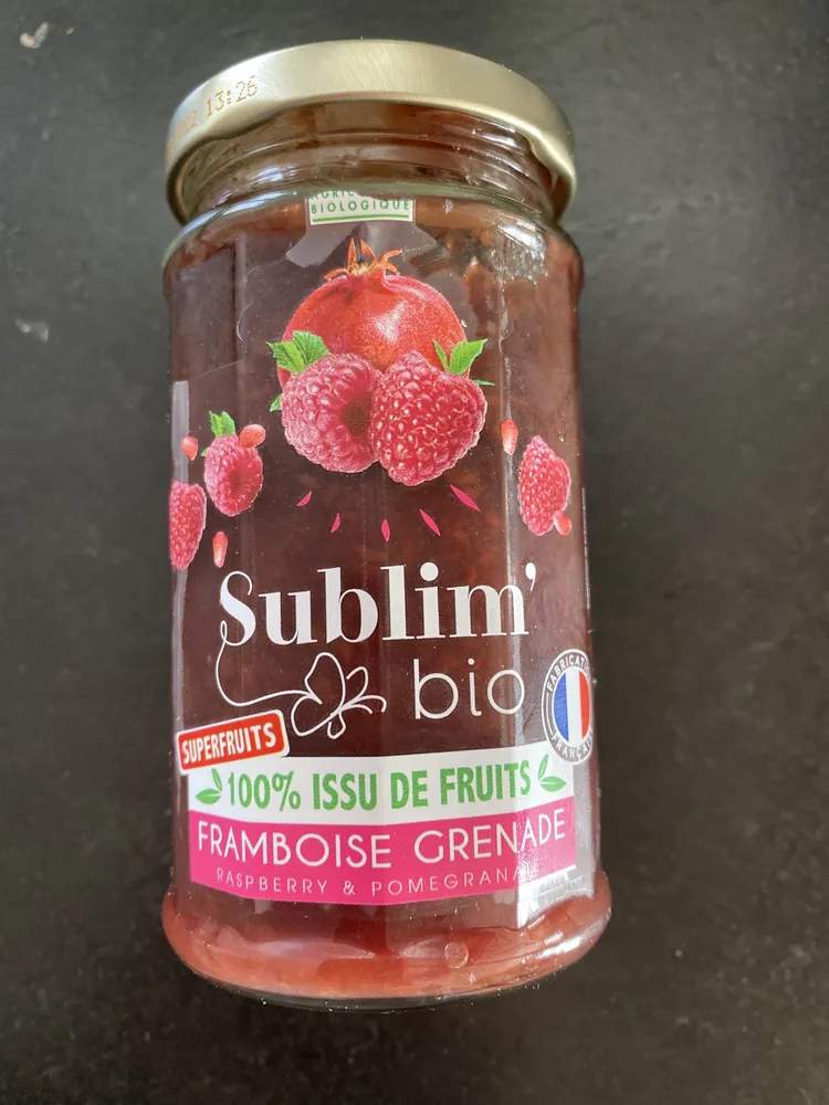 Sublim bio framboise grenade