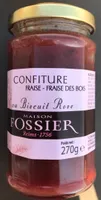Confiture fraise-fraise des bois au biscuit rose