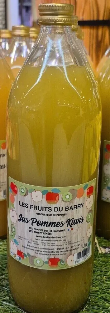 Jus Pommes Kiwi - Les fruits du Barry