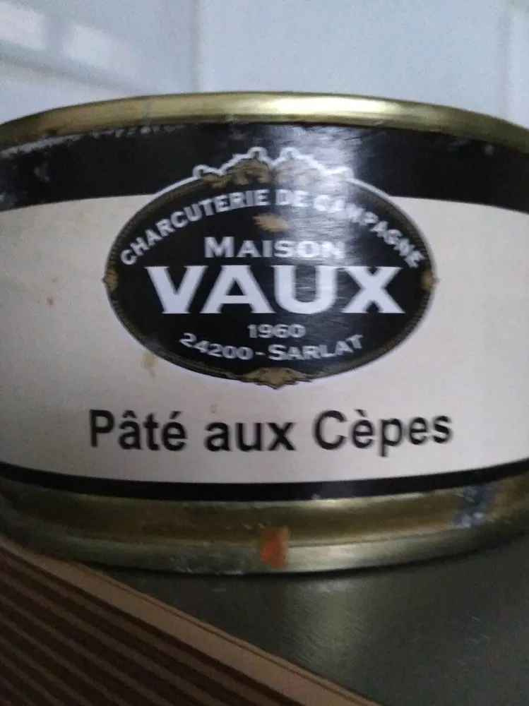 Pâté aux cèpes