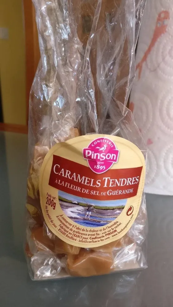 Caramels tendres à la fleur de sel de Guérande