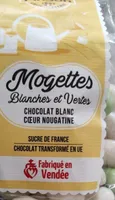 Mogettes blanches et vertes