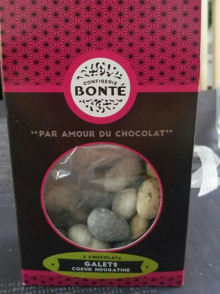 Galets coeur nougatine