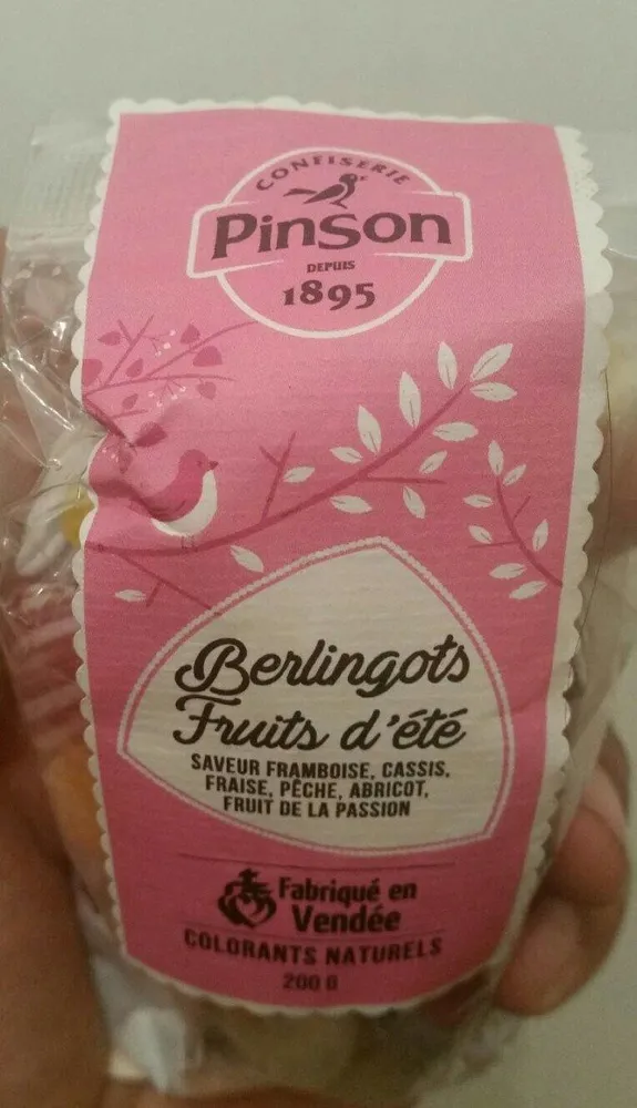 Berlingots fruits d'été