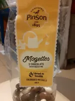 Mogettes 3cchocilats coeur nougatine