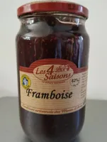 Confiture de framboises, extra cuite au chaudron de cuivre
