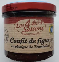 Confit de figue au vinaigre de framboise