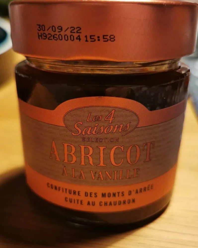 Confiture abricot a la vanille