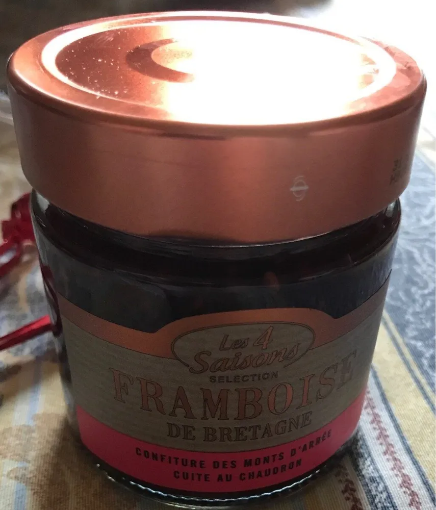 Confiture framboise de bretagne