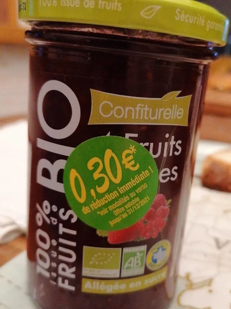 Confiture 4 fruits rouges