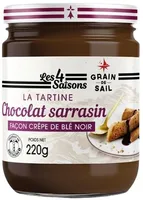 La tartine chocolat sarrasin
