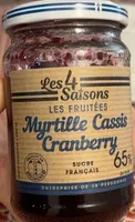 Les fruitées Myrtille Cassis Cranberry