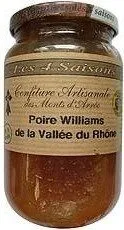 Confiture poire williams de la vallé du Rhône