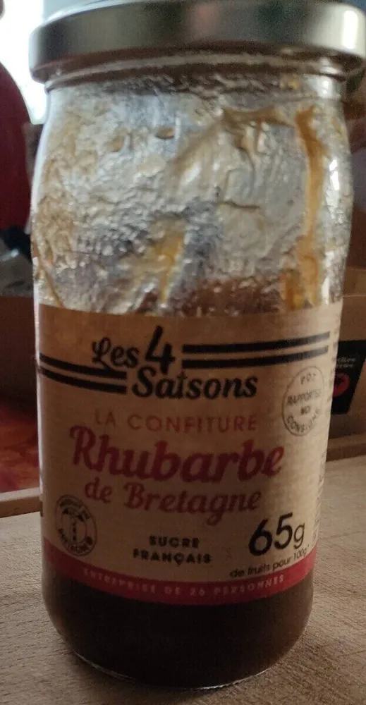 La confiture Rhubarbe de Bretagne