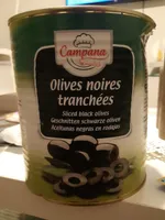 Olives noires tranchées